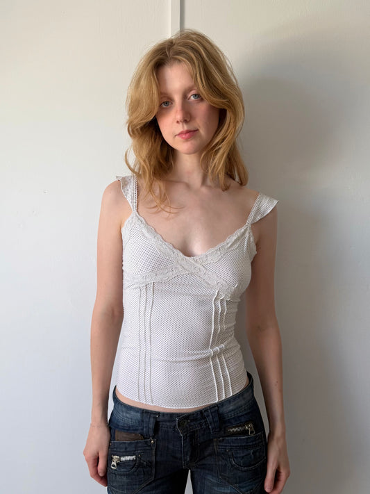 Camaïeu polka dot top