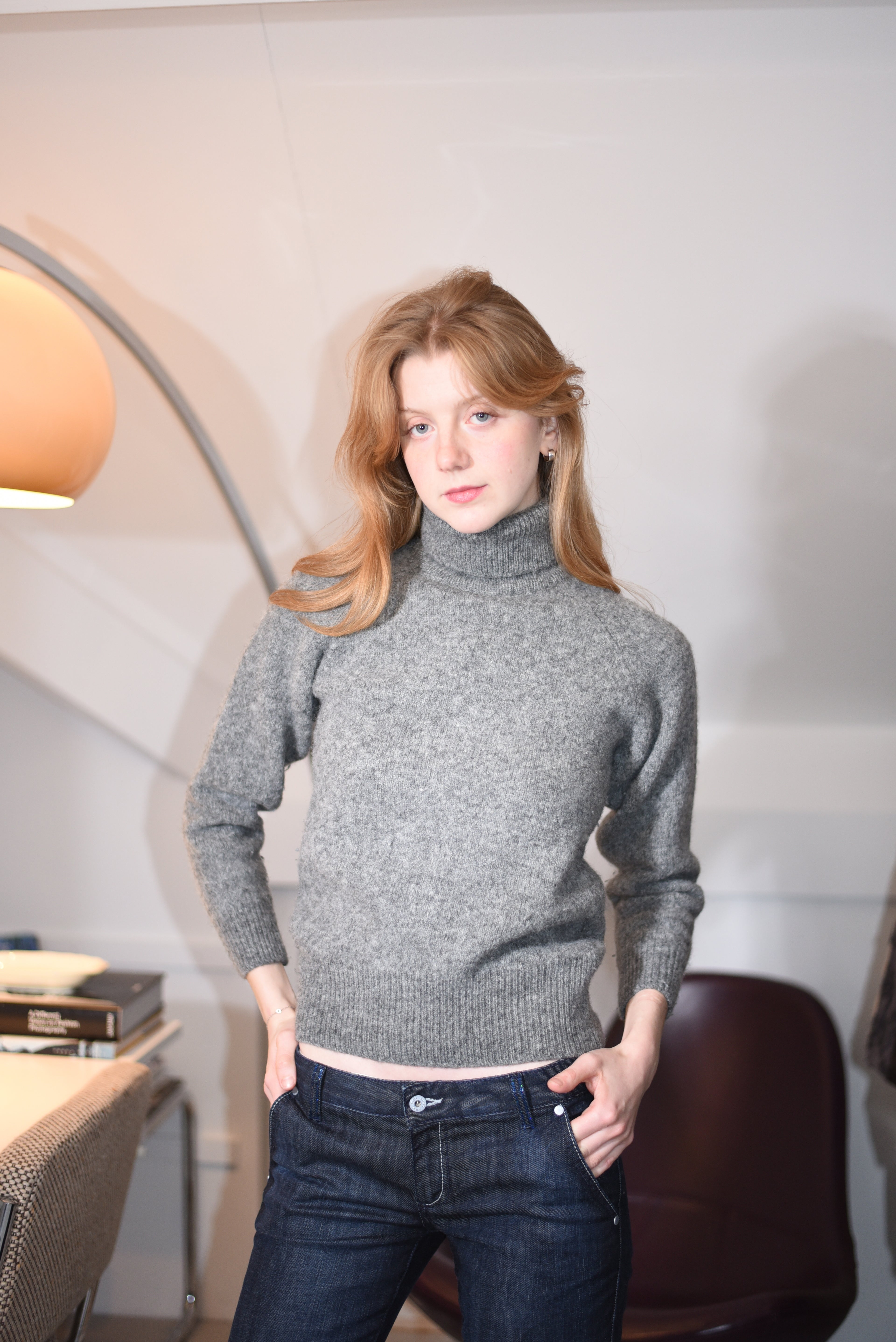 Judane shetland wool turtleneck sweater